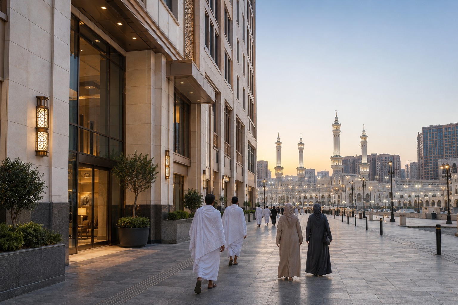 Premium-Umrah (Dezember) – Hotel in Laufnähe